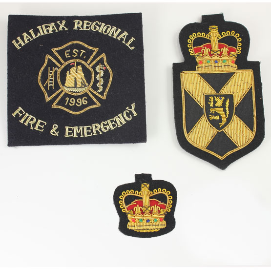 Custom Embroidered Bullion Badges